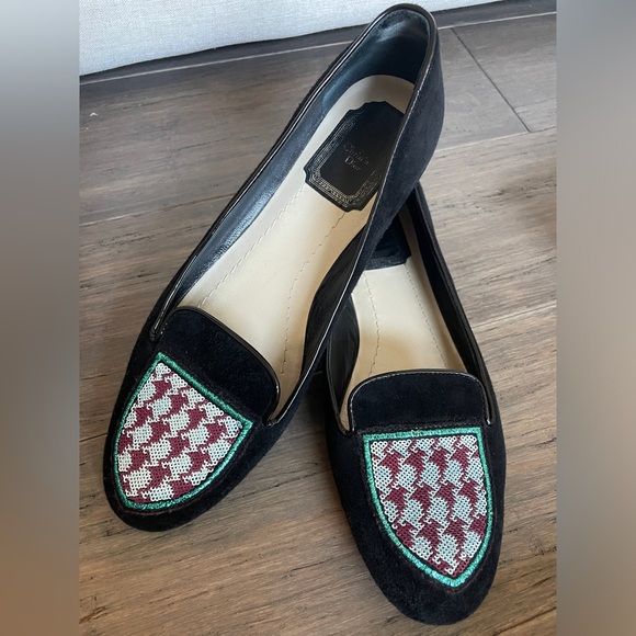 christian dior suede and sequin loafers - Picture 3 of 5